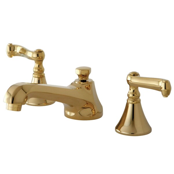 KS4472FL 8" Widespread Bathroom Faucet, Polished Brass